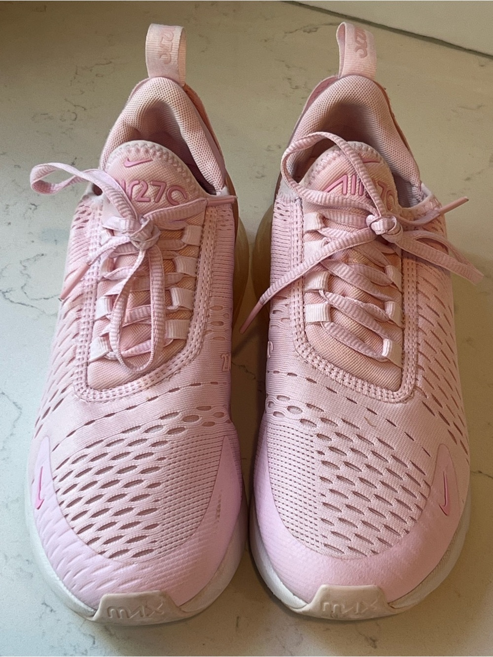 Nike Women's Pink Air Max 270-Style Breathable Sneakers. Sz 8.5. EUC